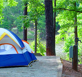 Camping at Bobby Brown State Outdoor Recreation Area