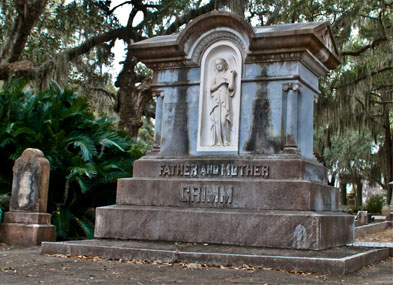 Bonaventure Cemetery gravesite memorial