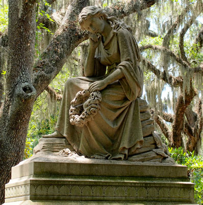 Statue at Bonaventure Cemetery