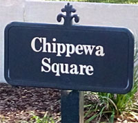 Chippewa Square Sign