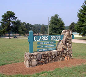 Clarks Bridge Park in Hall Co Georgia