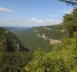Mountains at Cloudland Canyon State Park