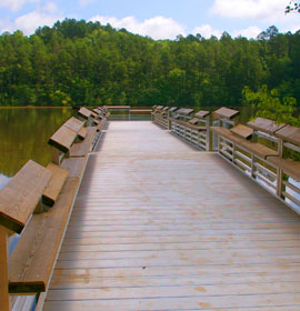 ADA dock at Don Carter State Park