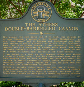Double Barrel Cannon in Athens Georgia