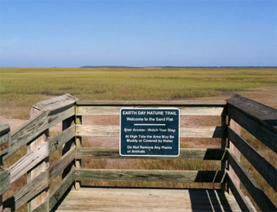 Standing view for Earth Day Nature Trail