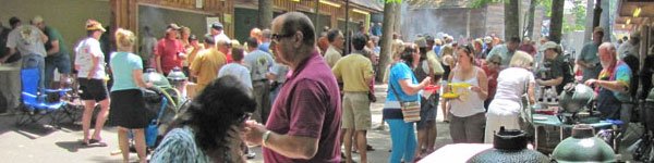 Eggfest event in Hiawassee Georgia