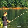 Fishing at Elijah Clark State Park