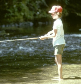 Fishing at the Georgia U.S. Forest