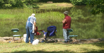 Fishing at Georgia U.S. Forest