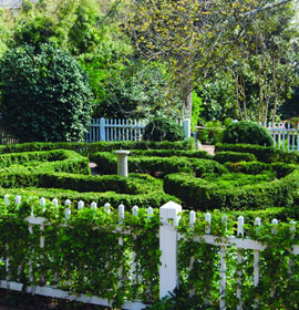 Founders Garden scenic landscape