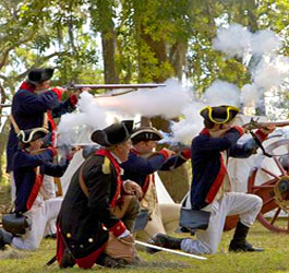 Revolutionary War Reenactment at Fort McAllister Historic State Park