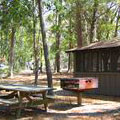 Picnic Pavilion at Fort McAllister Historic State Park