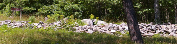Historic Stone Wall at Fort Mountain State Park