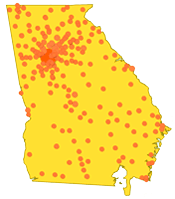 N-Georgia.com Georgia Visitor Traffic