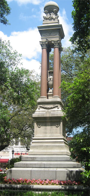 Gordon Monument in Wright Square