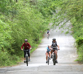 Biking at Greenway Park