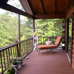Upstairs porch