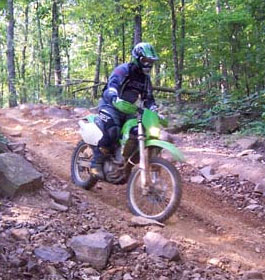 Houston Valley OHV Trails Cyclist