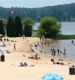 Beach at  Lake Acworth