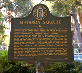 Madison Square Marker