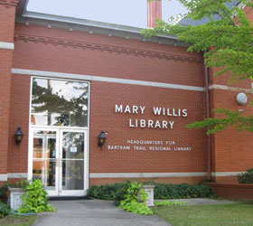 Mary Willis Library Entrance