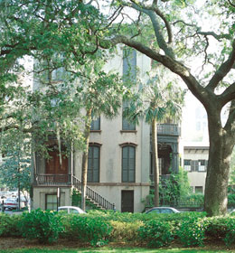 Historic building at Monterey Square