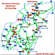 NE Georgia Mountains Scenic Driving Tour Map