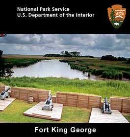 Fort King George at Georgia coast