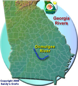 Ocmulgee River Map