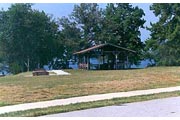 Old Federal Campground Park Pavilion at Lake