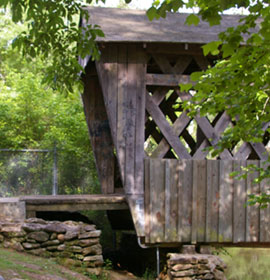 Poole's Mill Covered Bridge side entrance