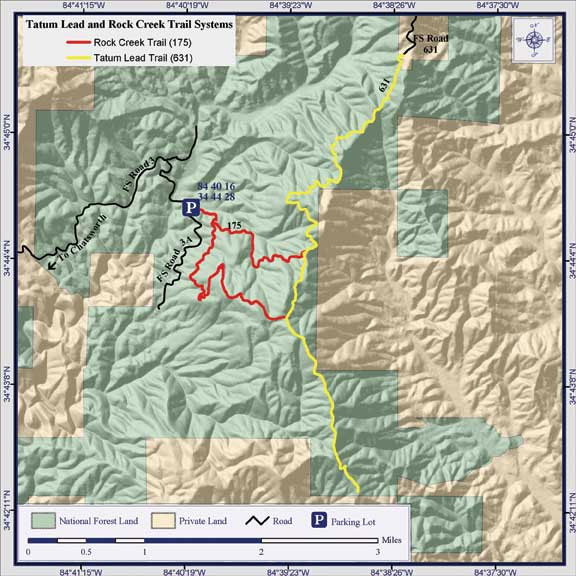 Rock Creek and Tatum Lead ORV System Trails
