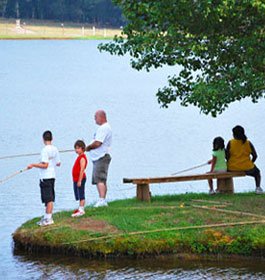 Fishing at the Rock Ranch