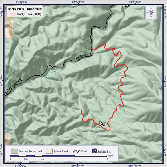 Rocky Flats ORV Trail System Map
