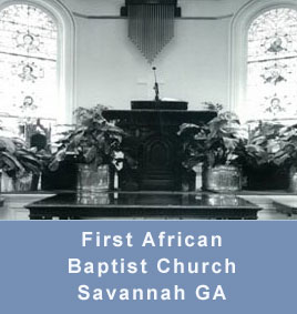 First African Baptist Church in Savannah GA