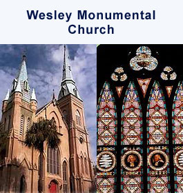 Wesley Monumental Church in Savannah GA