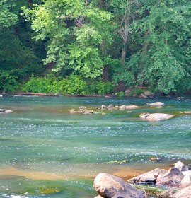 Scenic, peaceful Oconee River