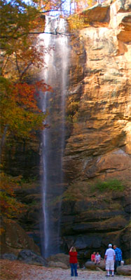 Toccoa Falls Waterfall
