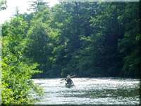Canoeing on the Toccoa River