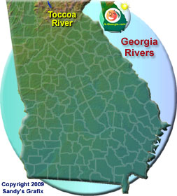 Toccoa River Map