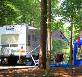 Camping at Tugaloo State Park