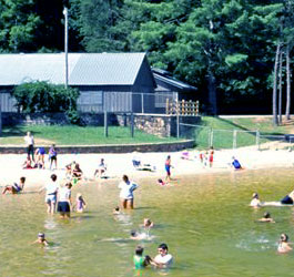 Beach at Vogel State Park