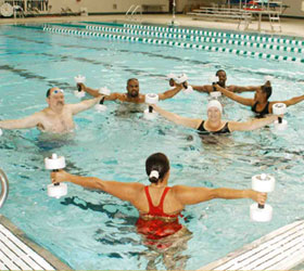 Indoor pool at Welcome All Park Facility